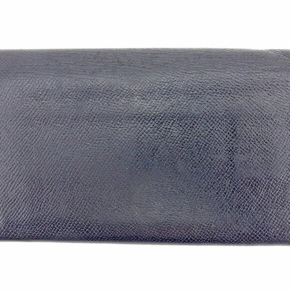 BVLGARI Long Wallet Bulgari Bulgari Leather Authentic USED - Picture 1 of 8